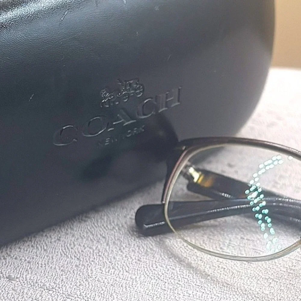 Coach HC 5058 Jackie Eyeglasses Women 49-17-135 Tortoise Librarian-core w / Cade